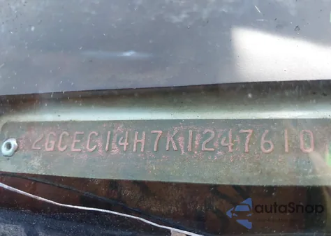 1989 Chevrolet Gmt-400 C1500 from USA, damaged, VIN 2GCEC14H7K1247610